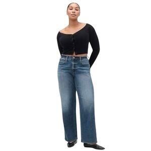 GAP 90’s LOOSE HIGH RISE denim jeans 27 size 4p medium wash